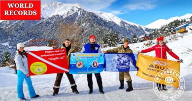 Самое высокогорное погружение под лёд (Ice-diving)