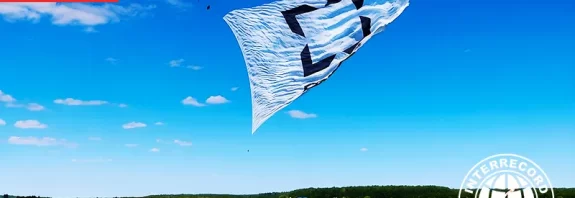 Самый большой флаг, развернутый во время прыжка с парашютом