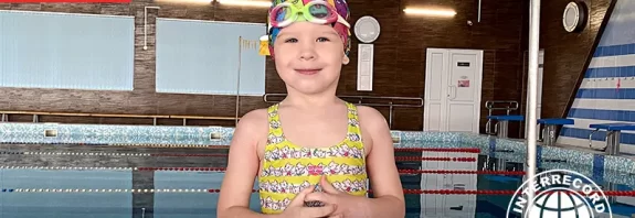 Наименьшее время для дистанции 25 метров в бассейне на спине ДЕТИ (девочка 3 года)