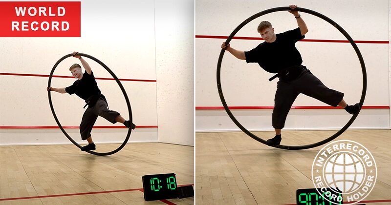 Longest continuous spinning time in a cyr wheel | Книга рекордов INTERRECORD | World Record