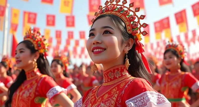 8 марта, рекорды, массовые акции, танцевальное выступление, музыкальная акция, цветочные рекорды, живые картины, праздник женщин, международный женский день