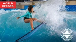 Youngest Age to Perform the Frontside Alleyoop 180 on an Artificial Wave