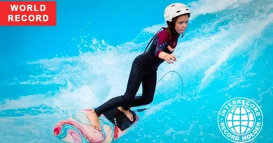 Youngest to land a Frontside 720: Varvara Chvanova’s record on an artificial wave