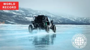 FMS Vector Sport racing on Baikal ice