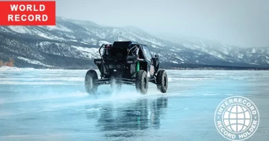 FMS Vector Sport racing on Baikal ice