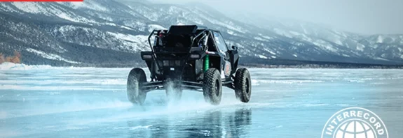 FMS Vector Sport racing on Baikal ice