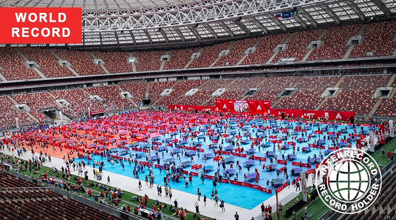 Over 5,000 players at the world’s largest table tennis event in Russia