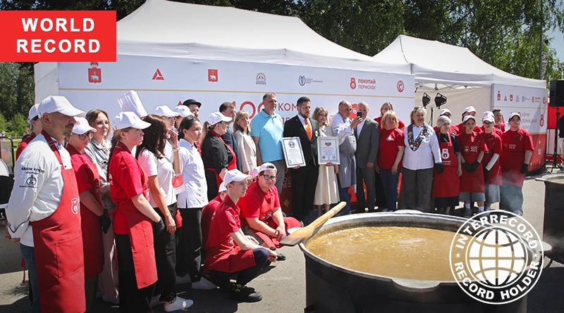 Cooking record-breaking Tshakyashyd in Kudymkar