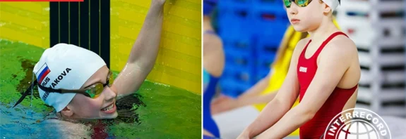 7-year-old swimmer sets official freestyle record