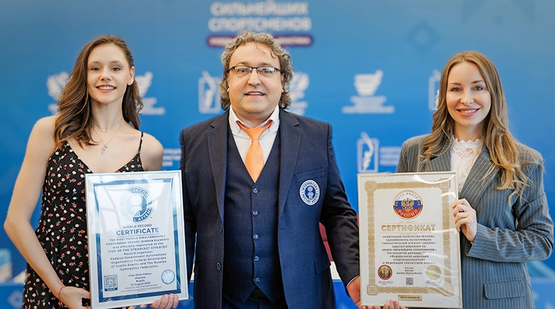Triumph of Ribbons and Unity: A World Record in Rhythmic Gymnastics