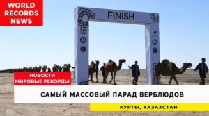 Казахстан удивляет мир уникальным караваном из 1000 верблюдов
