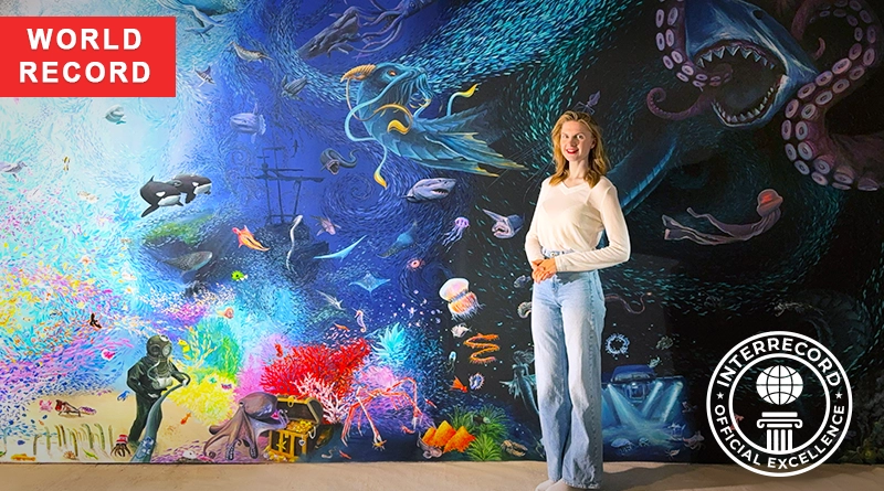 The largest underwater-themed painting in the world — The Legend of the Ocean