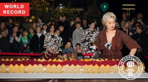 World’s largest spinach cake certified by INTERRECORD