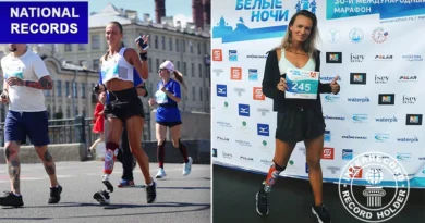 First woman in Russia to officially run a marathon on a prosthetic leg