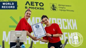 Мировой рекорд по статическому сайклингу в Москве