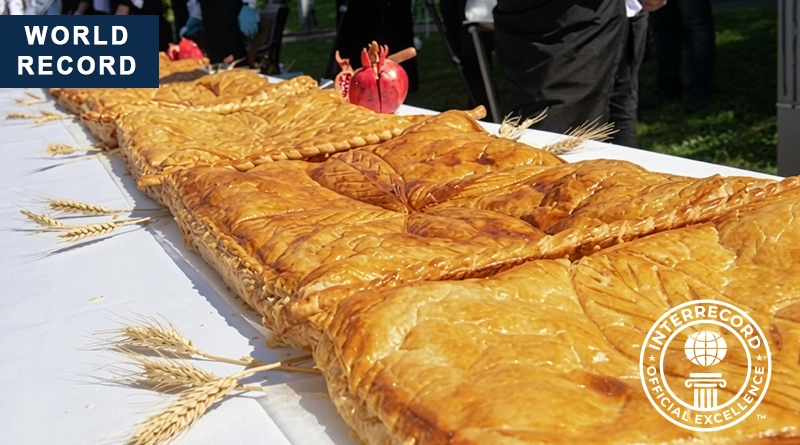 Largest serving of gata | INTERRECORD Международная книга рекордов | Official World Records