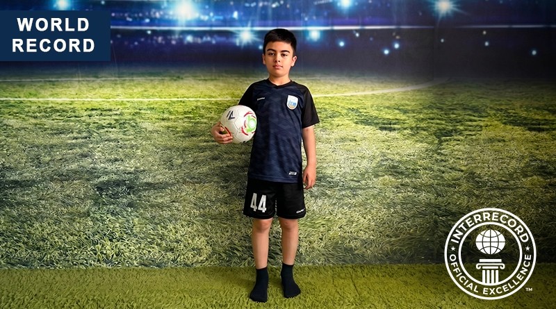 INTERRECORD Record: Tigran Avanesyan and Football Juggling with the Feet | INTERRECORD Международная книга рекордов | Official World Records