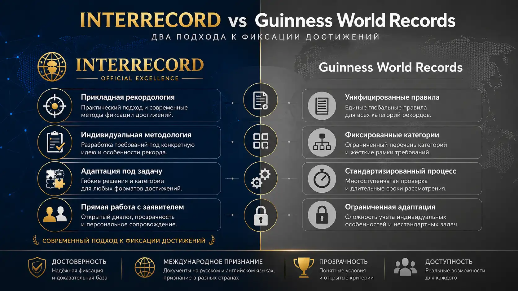INTERRECORD vs Guinness: в чём разница? | Книга рекордов INTERRECORD | World Record