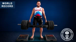 Russian Athlete Yury Chernykh Sets a World Strength Record